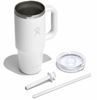 Picture of 24OZ TRAVEL TUMBLER CLEAR LID WHITE